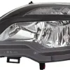 Phare Optique avant gauche pour OPEL MERIVA B phase 1, 2010-2013, H7+H1, fond noir, Neuf