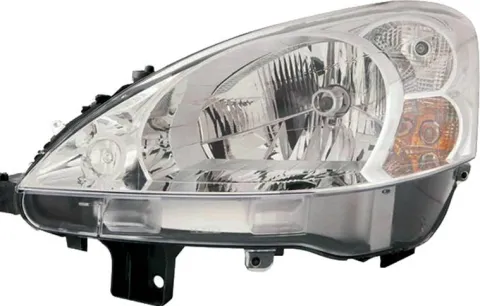 Phare Optique avant gauche pour PEUGEOT PARTNER II phase 1, 2008-2012, H4, électrique, Neuf