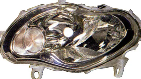 Phare Optique avant gauche pour SMART FORTWO, 2003-2007, H7+H1 électrique, Neuf