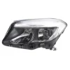 Phare Optique avant gauche pour MERCEDES GLA phase 1 2013-2016 (X156), H7+H15, électrique avec moteur, noir, Neuf