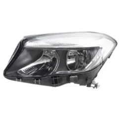 Phare Optique avant gauche pour MERCEDES GLA phase 1 2013-2016 (X156), H7+H15, électrique avec moteur, noir, Neuf
