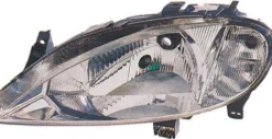 Phare optique avant gauche pour RENAULT MEGANE I phase 2, 1999-2002, H4, Neuf
