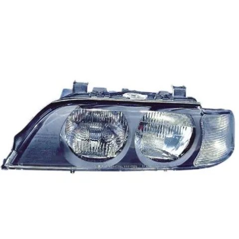 Phare optique avant gauche pour BMW Serie 5 E39 1995-2000, H7+HB3, blanc, Neuf