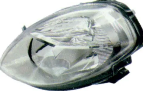 Phare optique avant gauche pour LANCIA MUSA 2004-2007, H3+H7, Neuf