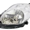 Phare Optique avant gauche pour TOYOTA YARIS II phase 2, 2009-2011, H4, électrique, fond chromé