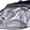 Phare Optique avant gauche pour VOLKSWAGEN FOX 2009-2012, H4, électrique, connecteur rond, Neuf
