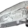 Phare Optique avant gauche pour PEUGEOT 208 phase 1, 2012-2015, H7+H7, Neuf