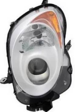 Phare Optique avant gauche pour ALFA ROMEO MITO H7 + H7 fond chrome Neuf 2008-2016