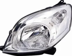 Phare Optique avant gauche pour PEUGEOT BIPPER 2008-2016, H4, Neuf