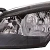 Phare Optique avant gauche pour RENAULT MEGANE III phase 2, 2012-2014, H7+H7, fond noir, Neuf