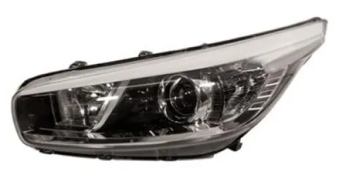 Phare Optique avant gauche électrique pour KIA CEE D, 2012-2015, avec moteur, fond noir, Mod. 5 portes, Mod. GT-LINE, Neuf