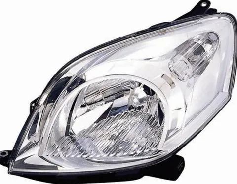 Phare Optique avant gauche pour FIAT FIORINO III, 2008-2016, H4, Neuf