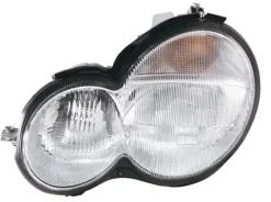 Phare Optique avant gauche pour MERCEDES (W203) CLASSE C COUPE' 2002-2004, H7+H7, Neuf