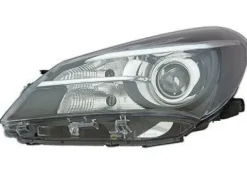 Phare Optique avant gauche pour TOYOTA YARIS III phase 2, 2014-2016, HIR 2, réglage électrique, fond noir, Neuf