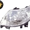 Phare Optique avant gauche pour FIAT DUCATO Camping-car III ph. 1, 2006-2014, H7+H1, Neuf