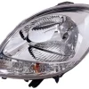 Phare Optique avant gauche pour NISSAN KUBISTAR, 2003-2010, H4, chromé, feu clignotant blanc, Neuf