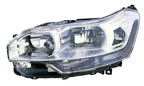 Phare Optique avant gauche pour CITROËN C5 II phase 1, 2008-2010, H7+H1+H7, Neuf