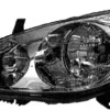 Phare Optique avant gauche pour PEUGEOT 307 phase 1, 2001-2005, H7+H1, avec moteur, Neuf