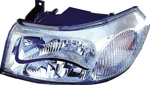 Phare Optique avant gauche pour FORD TRANSIT Mk6, 2000-2006, chromé, H4, Neuf