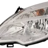 Phare Optique avant gauche pour OPEL MERIVA B phase 1, 2010-2013, H7+H1, fond chromé, Neuf