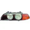 Phare optique avant gauche pour BMW Serie 5 E39 1995-2000, H7+HB3, orange, Neuf