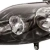 Phare Optique avant gauche pour VOLKSWAGEN GOLF PLUS phase 2, 2009-2014, H7+H15, noir, Neuf