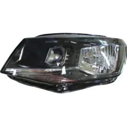 Phare Optique avant gauche pour VOLKSWAGEN CADDY IV, 2015-2020, H4-W21/5-H21W, fond noir, Neuf