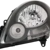 Phare Optique avant gauche pour RENAULT KANGOO II phase 1, 2008-2013, H4, noir, Neuf