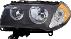 Phare Optique avant gauche pour BMW X3 E83 2004-2006, H7+H7, feu clignotant orange, Neuf