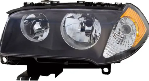 Phare Optique avant gauche pour BMW X3 E83 2004-2006, H7+H7, feu clignotant orange, Neuf