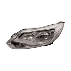 Phare optique avant gauche pour FORD FOCUS III phase 1, 2011-2014, H7+H1, fond chromé, neuf