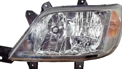 Phare Optique avant gauche pour MERCEDES SPRINTER I (W901-W905), 2002-2006, H7+H3, électrique, Neuf