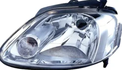 Phare Optique avant gauche pour VOLKSWAGEN FOX 2005-2009, H4, électrique, (connecteur ovale), Neuf