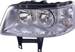 Phare Optique avant gauche pour VOLKSWAGEN TRANSPORTER T5, 2003-2009, H1+H7, Neuf