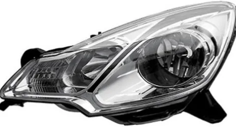 Phare Optique avant gauche pour CITROËN DS3, 2010-2016, H1+H7, contour noir, Neuf