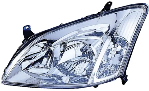 Phare Optique avant gauche pour TOYOTA COROLLA 2001-2004, H7+H7, Mod. 3 / 5 portes, Neuf