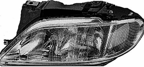 Phare Optique avant gauche pour CITROËN XSARA ph. 1 1997-2000, H7+H7, Neuf