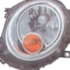 Phare optique avant gauche pour MINI R56/R57 de 2011 à 2014, ONE/COOPER, H4, orange, Neuf