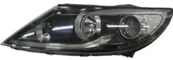 Phare Optique avant gauche pour KIA SPORTAGE 2014-2015, H7+H7, Corps noir, Feu de jour led, Neuf