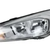Phare Optique avant gauche pour FORD FOCUS III phase 2 2014-2018, H7+H1, corps chromé, avec moteur, Neuf