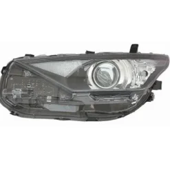 Phare Optique avant gauche pour TOYOTA AURIS 2015-2017, fond noir, HIR-2, électrique Neuf