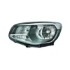 Phare Optique avant gauche pour KIA SOUL 2014-2016, H4, avec lumière diurne et corps noir, Neuf