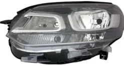 Phare Optique avant gauche pour OPEL VIVARO III depuis 2019, fond noir, H1+H7+W5W+W21W+PY21W, Neuf
