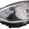 Phare Optique avant gauche pour NISSAN MICRA IV (K13) ph.2, 2013-2018, H4, noir, Neuf