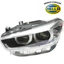 Phare optique avant gauche pour BMW Serie 1 F20-F21 2015-2019, Full led, produit d'origine HELLA avec moteur èlectrique, Neuf