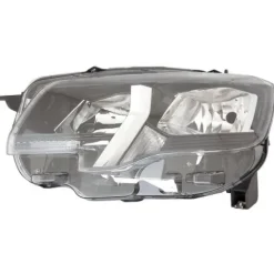 Phare Optique avant gauche pour PEUGEOT RIFTER depuis 2018, H7+H1+PY21W+W21, avec moteur, Neuf