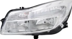Phare optique avant gauche électrique pour OPEL INSIGNIA I phase 1, 2009-2013, H7+H1, avec moteur, Neuf