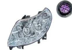 Phare Optique avant gauche pour FIAT DUCATO Camping-car III ph. 1, 2011-2014, H7+H1, Neuf