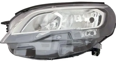 Phare Optique avant gauche pour PEUGEOT EXPERT III depuis 2016, H1+H7+W5W+W21W+PY21W, Neuf