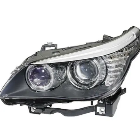 Phare optique avant gauche pour BMW Serie 5 E60-E61 RY, 2007-2010, H7+H7, Neuf